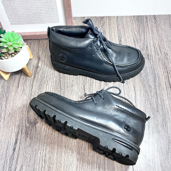 Timberland Other - Timberland | Black Leather Padded Collar Chukka Boot Size 9.5